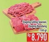 Promo Harga Daging Giling Sapi per 100 gr - Hypermart