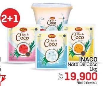 Promo Harga Inaco Nata De Coco 1000 gr - LotteMart