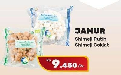 Promo Harga Jamur Shimeji Putih, Cokelat  - Yogya