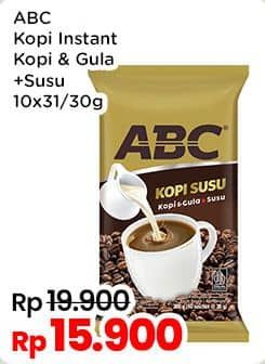 Promo Harga ABC Kopi Susu per 10 sachet 30 gr - Indomaret