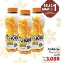 Promo Harga FLORIDINA Juice Pulp Orange Orange 360 ml - LotteMart