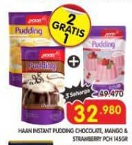 Promo Harga Haan Pudding Chocolate, Mango, Strawberry 145 gr - Superindo