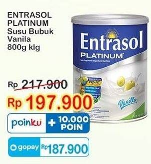 Promo Harga Entrasol Platinum Vanilla 800 gr - Indomaret