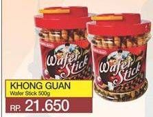 Promo Harga KHONG GUAN Wafer Stick Chocolate 500 gr - Yogya