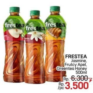 Promo Harga Frestea Minuman Teh Jasmine, Green Honey, Apple 500 ml - LotteMart