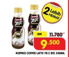 Promo Harga Kopiko 78C Drink per 2 botol 240 ml - Superindo