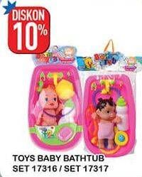 Promo Harga Toys Baby Bathtub Set  - Hypermart