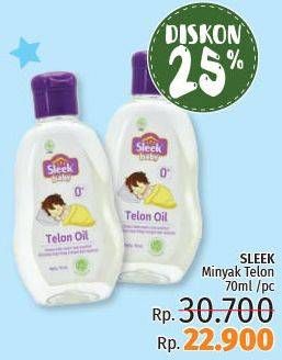 Promo Harga SLEEK Baby Telon Oil 70 ml - LotteMart