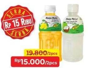 Promo Harga MOGU MOGU Minuman Nata De Coco All Variants 320 ml - Alfamart