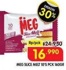 Promo Harga MEG Cheddar Slice Melt 160 gr - Superindo