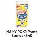 Promo Harga Mamy Poko Pants Xtra Kering S40 40 pcs - Alfamart