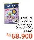 Promo Harga Anmum Materna Vanilla Delight, Strawberry White Chocolate, Cokelat 400 gr - Alfamidi