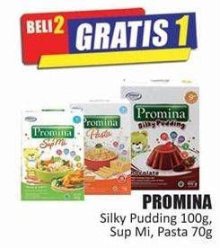Promo Harga PROMINA Silky Pudding 100 g, Sup Mi, Pasta 70 g  - Hari Hari