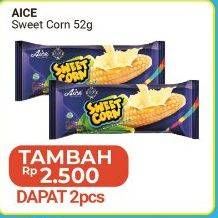 Promo Harga Aice Ice Cream Sweet Corn 52 gr - Alfamidi