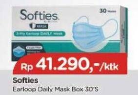 Promo Harga SOFTIES Masker Daily Mask 30 pcs - TIP TOP