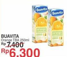 Promo Harga BUAVITA Fresh Juice Orange 250 ml - Yogya