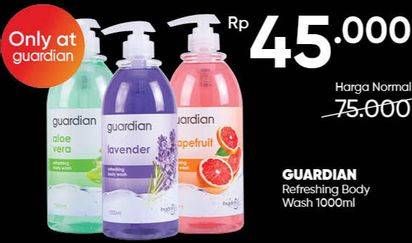 Promo Harga GUARDIAN Refreshing Body Wash 1000 ml - Guardian