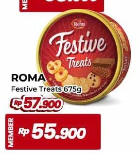 Promo Harga Roma Festive Treats 675 gr - Yogya