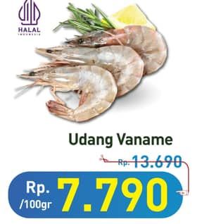 Promo Harga Udang Vanamae per 100 gr - Hypermart