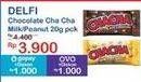 Promo Harga Delfi Cha Cha Chocolate Peanut, Milk Chocolate 25 gr - Indomaret