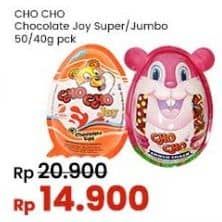 Promo Harga Cho Cho Wafer Snack Joy Jumbo, Super 40 gr - Indomaret