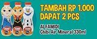 Promo Harga ALFAMIDI Air Mineral Chibi 330 ml - Alfamidi