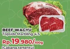 Promo Harga Beef Wagyu per 100 gr - Yogya