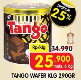 Promo Harga Tango Wafer 300 gr - Superindo