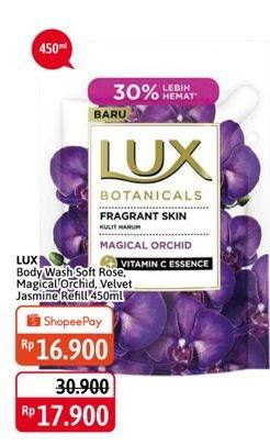 Promo Harga LUX Botanicals Body Wash Soft Rose, Magical Orchid, Velvet Jasmine 450 ml - Alfamidi
