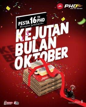 Promo Harga Pesta 16th Phd  - Pizza Hut