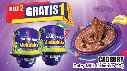 Promo Harga Cadbury Lickables 20 gr - Hari Hari