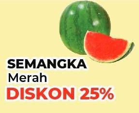 Promo Harga Semangka Merah per 100 gr - Yogya