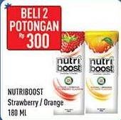 Promo Harga MINUTE MAID Nutriboost Strawberry, Orange 180 ml - Hypermart
