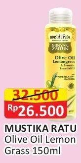Promo Harga Mustika Ratu Olive Oil Lemon Grass 150 ml - Alfamart