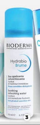 Promo Harga BIODERMA Hydrabio Brume 50 ml - Guardian