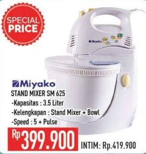 Promo Harga MIYAKO SM-625 Stand Mixer 190 Watt  - Hypermart
