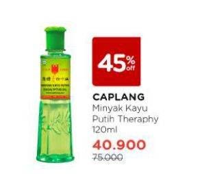 Promo Harga Cap Lang Minyak Kayu Putih 120 ml - Watsons
