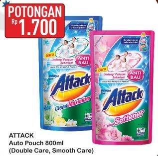 Promo Harga ATTACK Detergent Liquid 800 ml - Hypermart