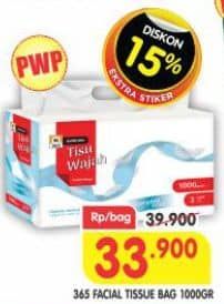 Promo Harga 365 Facial Tissue 1000 gr - Superindo