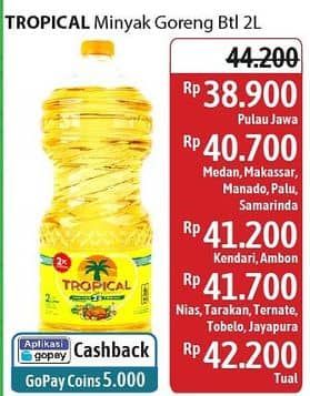 Promo Harga Tropical Minyak Goreng 2000 ml - Alfamidi