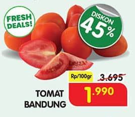 Promo Harga Tomat Bandung per 100 gr - Superindo