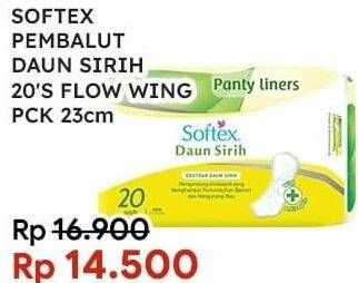 Promo Harga Softex Daun Sirih Wing 23cm 20 pcs - Indomaret