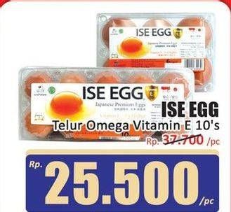 Promo Harga Ise Egg Telur Omega Vitamin E 10 pcs - Hari Hari
