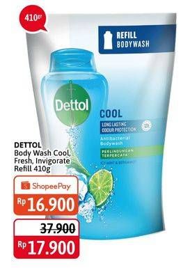 Promo Harga DETTOL Body Wash Cool, Fresh, Invigorate 410 ml - Alfamidi