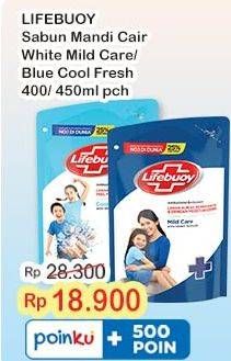 Promo Harga Lifebuoy Body Wash Mild Care, Cool Fresh 400 ml - Indomaret