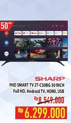 Promo Harga SHARP 2T-C50BG | LED TV 50"  - Hypermart