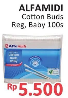 Promo Harga Alfamidi Cotton Bud Baby, Regular 100 pcs - Alfamidi