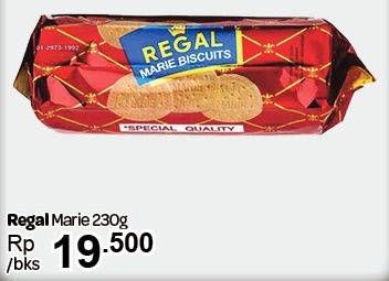Promo Harga REGAL Marie 230 gr - Carrefour