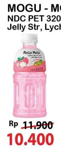 Promo Harga Mogu Mogu Minuman Nata De Coco Strawberry, Leci 320 ml - Alfamart