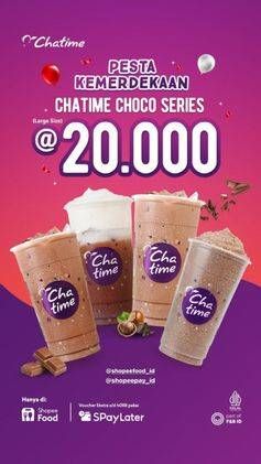Promo Harga Choco Series  - Chatime